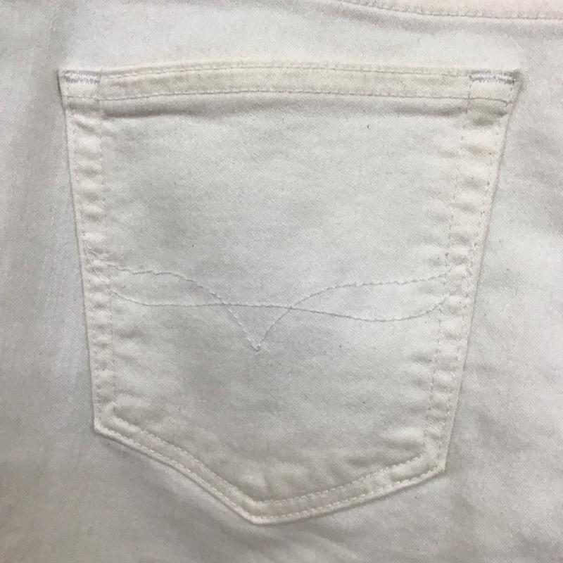 ポロラルフローレン POLO RALPH LAUREN パンツ デニム、ジーンズ デニムパンツ スリムパンツ ストレッチパンツ ジーンズ 27インチ 無地 白 / ホワイト /  レディース USED 古着 中古 10107363