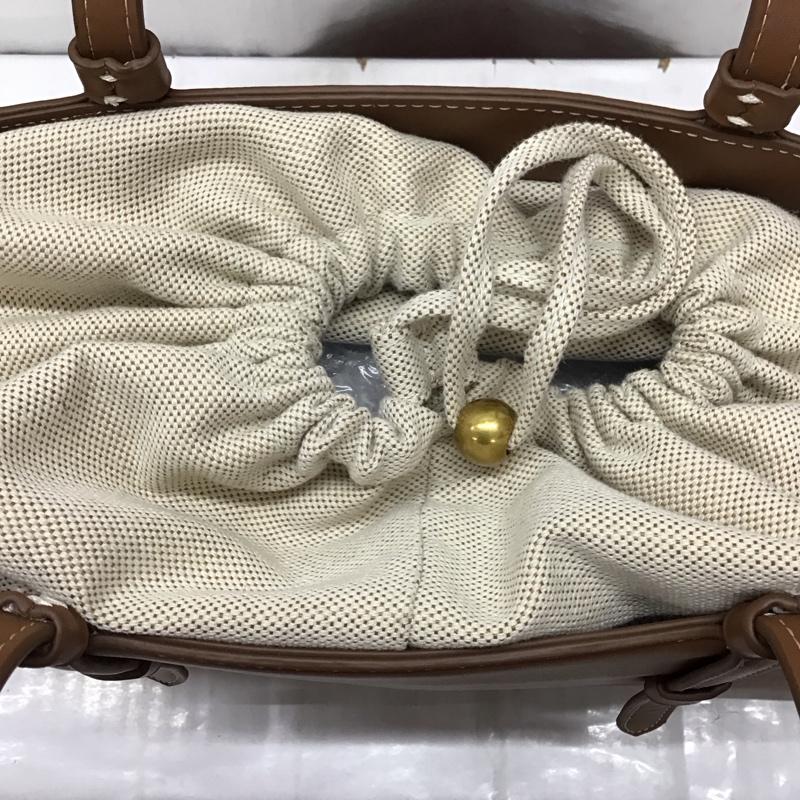 ザラ ZARA トートバッグ トートバッグ 6040 210 709 フェイクレザー 無地 茶 / ブラウン /  レディース USED 古着 中古 10119357