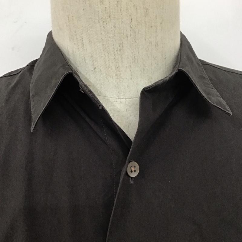 ビームスライツ BEAMS LIGHTS シャツ、ブラウス 長袖 51-11-0628-594 THOMAS MASON M 無地 ダークブラウン / ダークブラウン /  メンズ USED 古着 中古 10110200