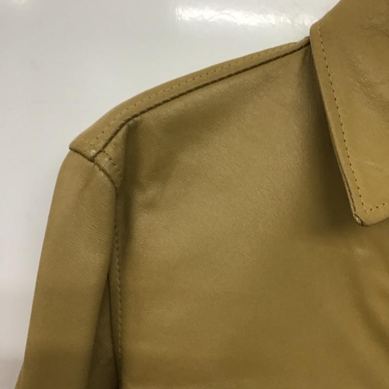 レミニッセンス REMINISCENCE ジャケット、上着 ジャケット、ブレザー レザージャケット プルオーバー サイドジップ M 無地 ベージュ / ベージュ /  メンズ USED 古着 中古 10141792