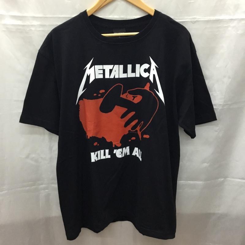 古着 USED Tシャツ 半袖 半袖カットソー プリントTシャツ クルーネックカットソー バンドTシャツ XL プリント 黒 / ブラック /  メンズ USED 古着 中古 10108364