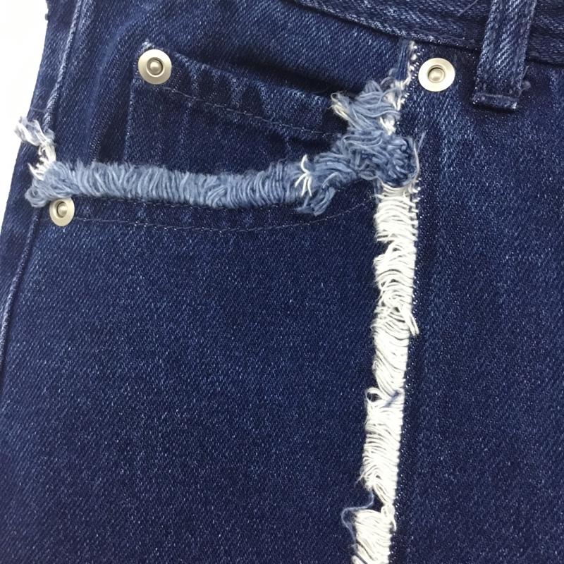 ハレ HARE パンツ デニム、ジーンズ デニムパンツ ストレートパンツ ワイドパンツ カジュアルパンツ S 無地 インディゴ / インディゴ /  メンズ USED 古着 中古 10120690