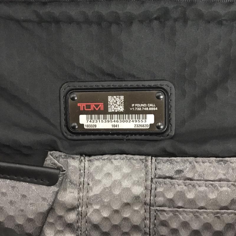 トゥミ TUMI リュックサック、デイパック リュックサック、デイバッグ 232682D ALPHA BRAVO DAVIS BACKPACK ロゴ、文字 黒 / ブラック /  メンズ USED 古着 中古 10148842