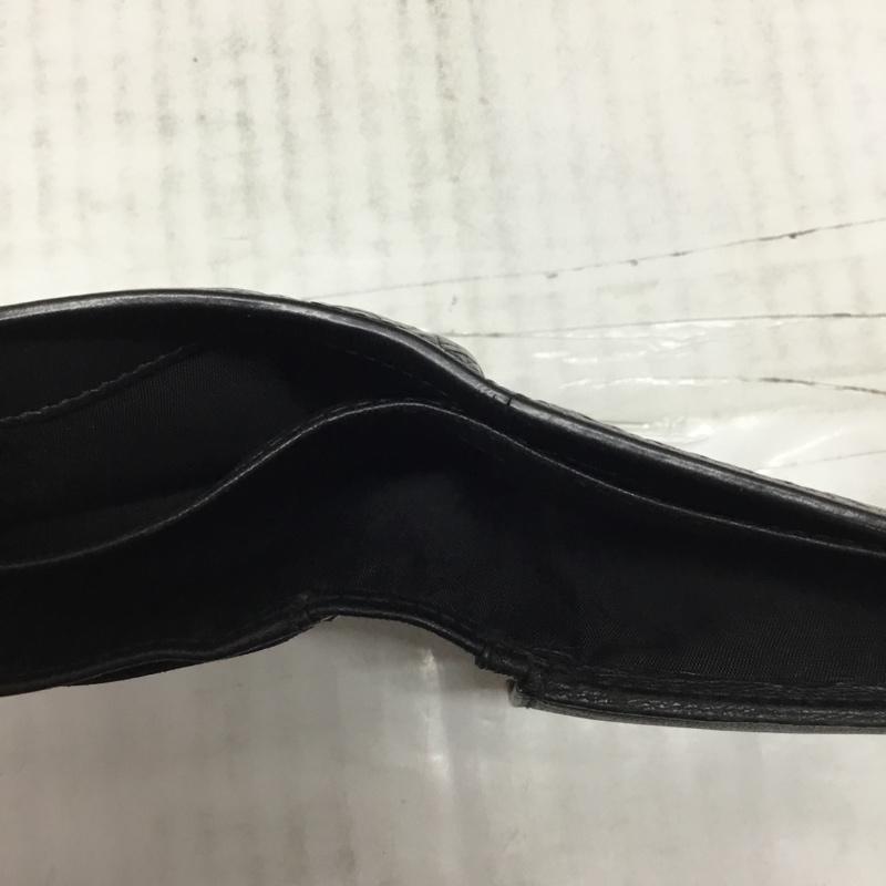 バレンシアガ BALENCIAGA 財布 二つ折り 487435 レザー 箱有 ロゴ、文字 黒 / ブラック /  メンズ USED 古着 中古 10113528