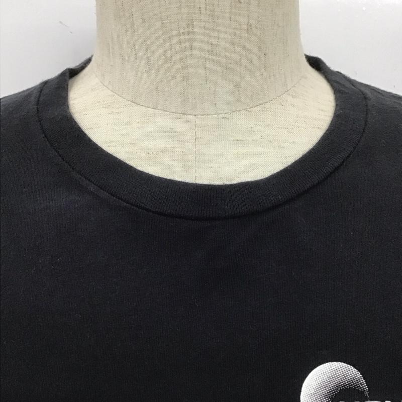 ホリスター Hollister Tシャツ 半袖 半袖カットソー プリントTシャツ クルーネックカットソー XS プリント 黒 / ブラック /  メンズ USED 古着 中古 10107248