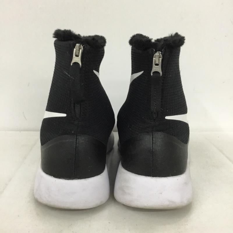 ナイキ NIKE スニーカー スニーカー 922869-005 タンジュン HIGH フェイクファー 25cm 25.0cm ロゴ、文字 黒 / ブラック /  レディース USED 古着 中古 10136301