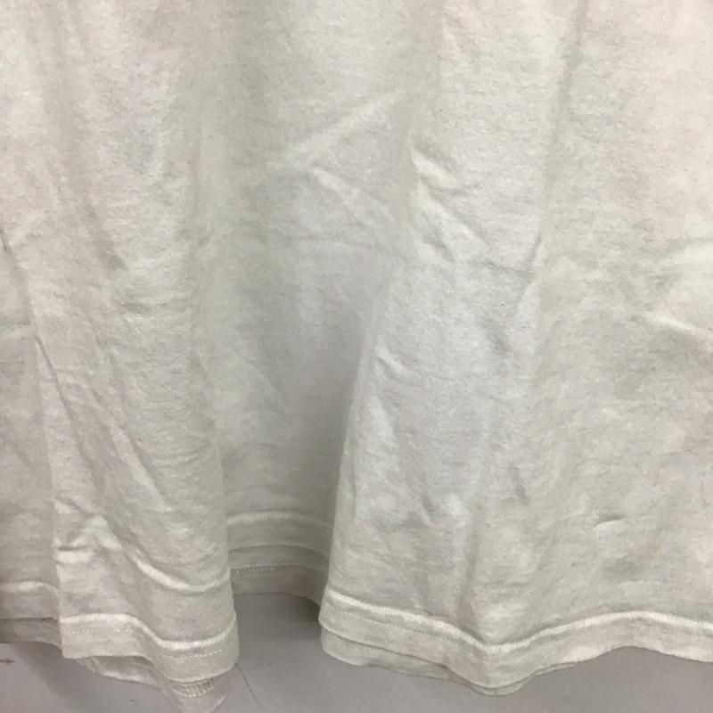 マナスタッシュ MANASTASH Tシャツ 半袖 半袖カットソー プリントTシャツ クルーネックカットソー L ロゴ、文字 白 / ホワイト /  メンズ USED 古着 中古 10128790