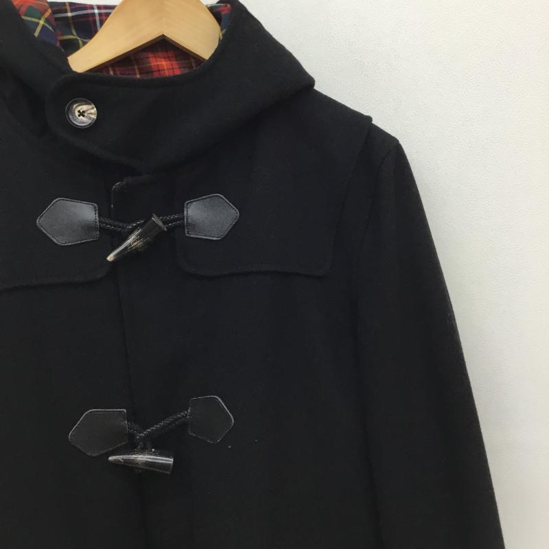 フレッドペリー FRED PERRY コート コート一般 ダッフルコート M 無地 黒 / ブラック /  メンズ USED 古着 中古 10119978