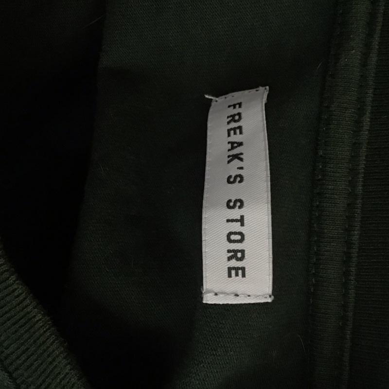 フリークスストア FREAK S STORE Tシャツ 半袖 半袖カットソー プリントTシャツ クルーネックカットソー S ロゴ、文字 緑 / グリーン /  メンズ USED 古着 中古 10113746