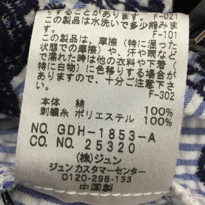 ロペピクニック ROPE  PICNIC カットソー 半袖 36 ストライプ 青 / ブルー /  レディース USED 古着 中古 10139442