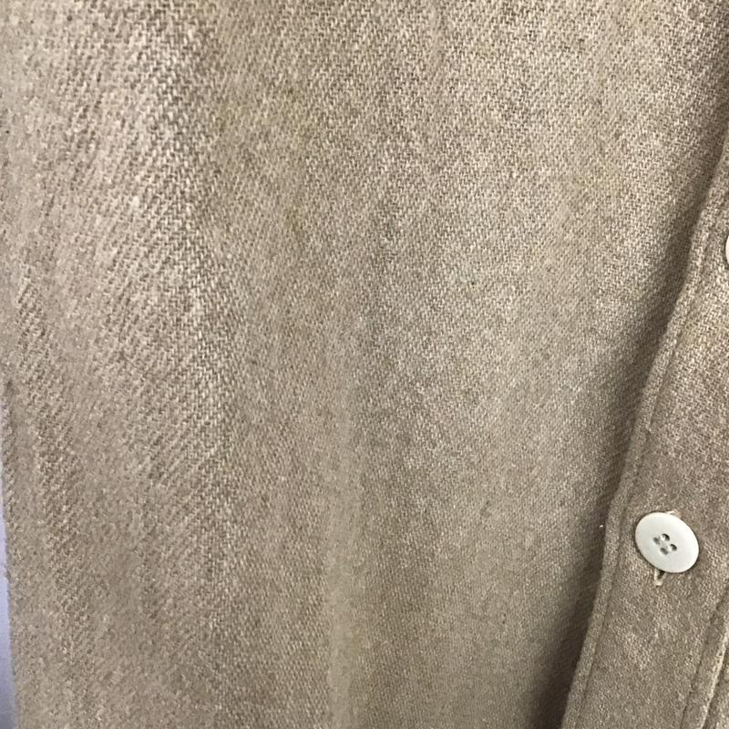 ジーディーシー GDC シャツ、ブラウス 長袖 長袖シャツ 無地シャツ カラーシャツ M 無地 ベージュ / ベージュ /  メンズ USED 古着 中古 10148122