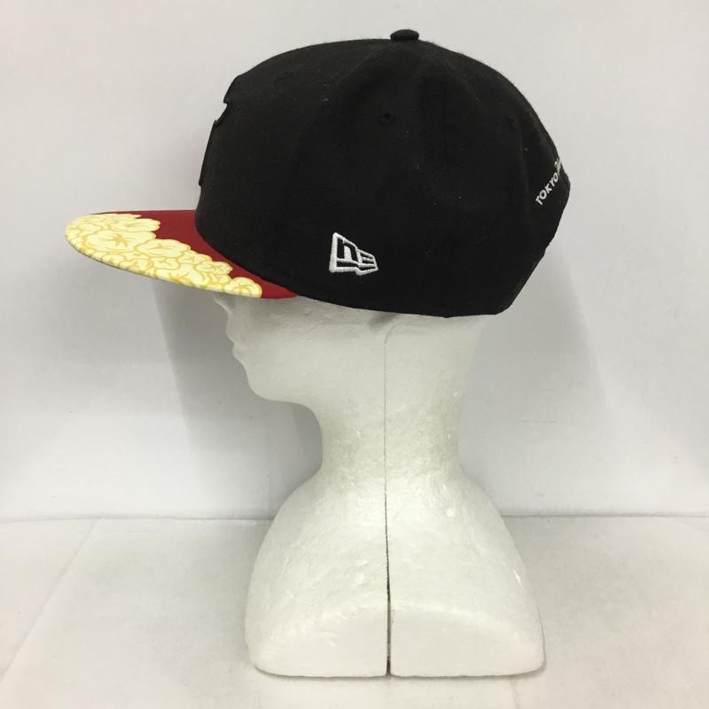 ニューエラ NEW ERA 帽子 キャップ ポップコーン 東京ディズニーリゾート キャラクター 黒 / ブラック / X 赤 / レッド /  メンズ USED 古着 中古 10130205