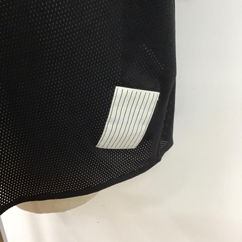 シーフロアコントロール S.F.C シャツ、ブラウス 半袖 半袖シャツ ノーカラーシャツ 前ボタン 無地 黒 / ブラック /  メンズ USED 古着 中古 10126977