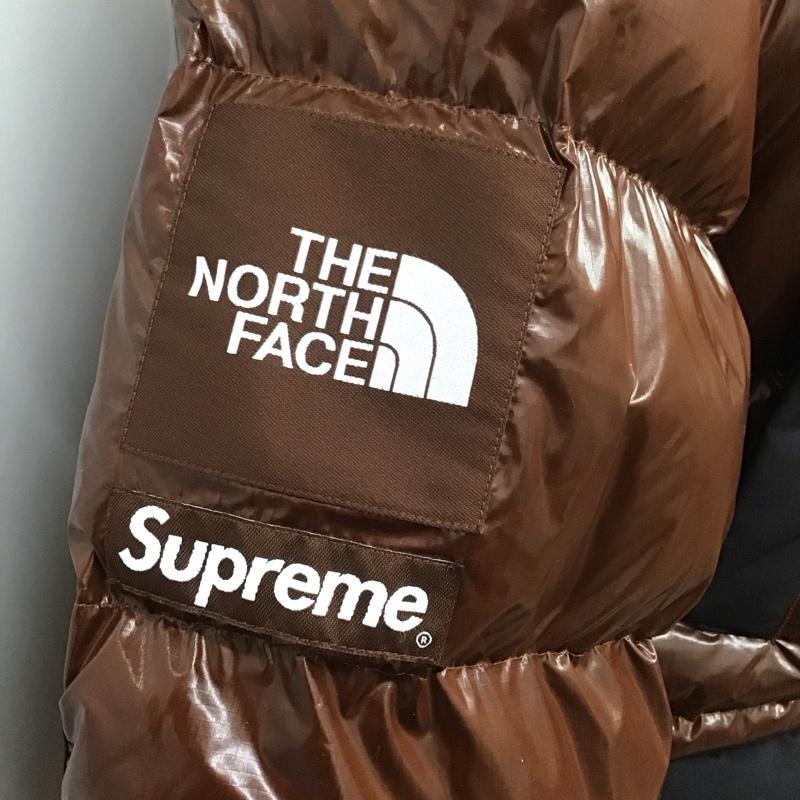 ザノースフェイス THE NORTH FACE ジャケット、上着 ジャンパー、ブルゾン nd52206i ダウンジャケット ナイロンジャケット アウター L ロゴ、文字 茶 / ブラウン /  メンズ USED 古着 中古 10112974