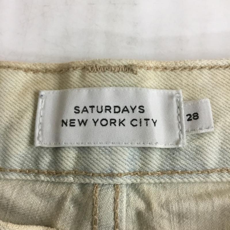 サタデーズサーフニューヨークシティー SATURDAYS SURF NYC パンツ デニム、ジーンズ デニムパンツ スリムパンツ ジーンズ 28インチ 無地 マルチカラー / マルチカラー /  メンズ USED 古着 中古 10117678