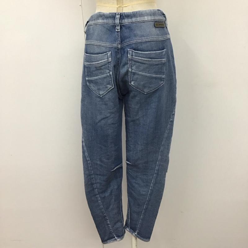 ディーゼル DIESEL パンツ デニム、ジーンズ 裏パイル地 ロゴ、文字 青 / ブルー /  レディース USED 古着 中古 10112639