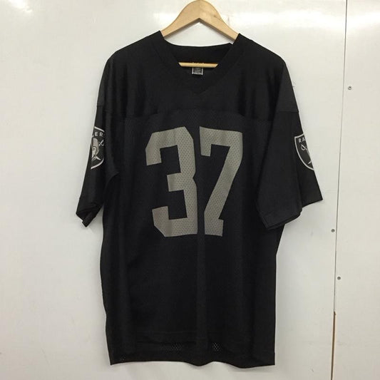 ナショナルフットボールリーグ NFL Tシャツ 半袖 半袖カットソー プリントTシャツ Vネックカットソー スポーツウェア XL ロゴ、文字 黒 / ブラック /  メンズ USED 古着 中古 10138713