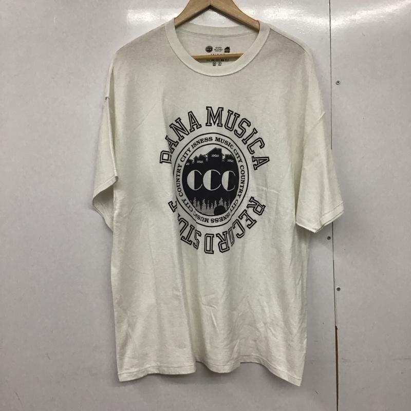 シティー カントリー シティー CITY COUNTRY CITY Tシャツ 半袖 半袖カットソー プリントTシャツ クルーネックカットソー FREE プリント 白 / ホワイト /  メンズ USED 古着 中古 10142641