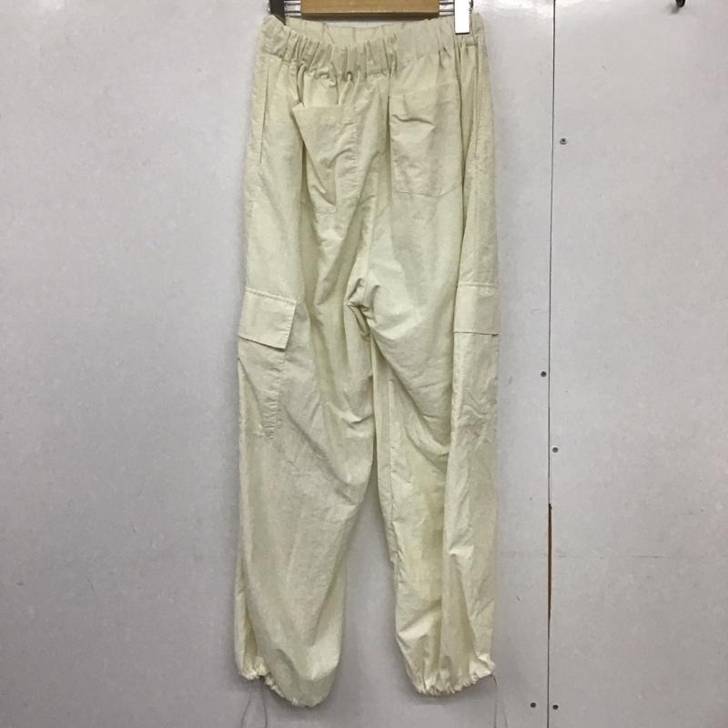 ローリーズファーム LOWRYS FARM パンツ ワークパンツ、ペインターパンツ FREE 無地 白 / ホワイト /  レディース USED 古着 中古 10140584