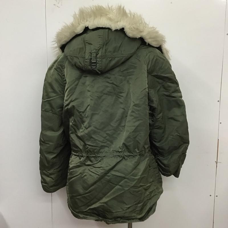 アルファインダストリー Alpha Industries ジャケット、上着 ジャンパー、ブルゾン ジップアップジャケット ジャンパー ジャケット カジュアルジャケット アウター L 無地 カーキ / カーキ /  メンズ USED 古着 中古 10124254