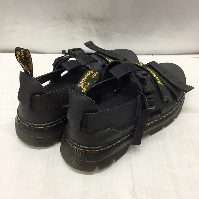 ドクターマーチン Dr.Martens サンダル サンダル SH12W PEARSON UK9 US10 US：10 ロゴ、文字 黒 / ブラック / X 黄 / イエロー /  メンズ USED 古着 中古 10114286