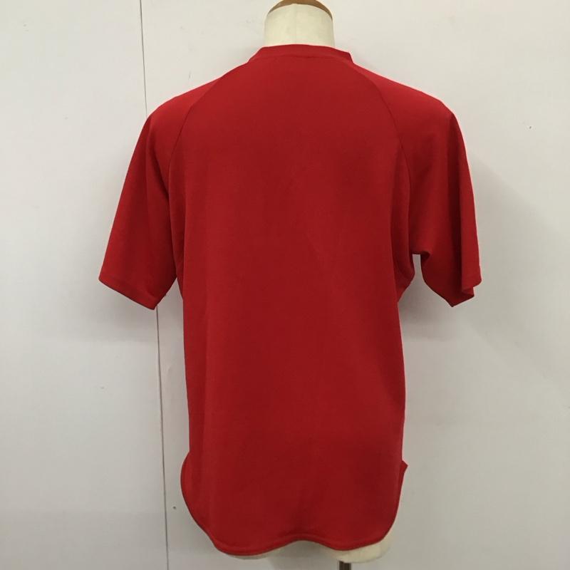 チャンピオン Champion Tシャツ 半袖 L ロゴ、文字 赤 / レッド /  メンズ USED 古着 中古 10116808