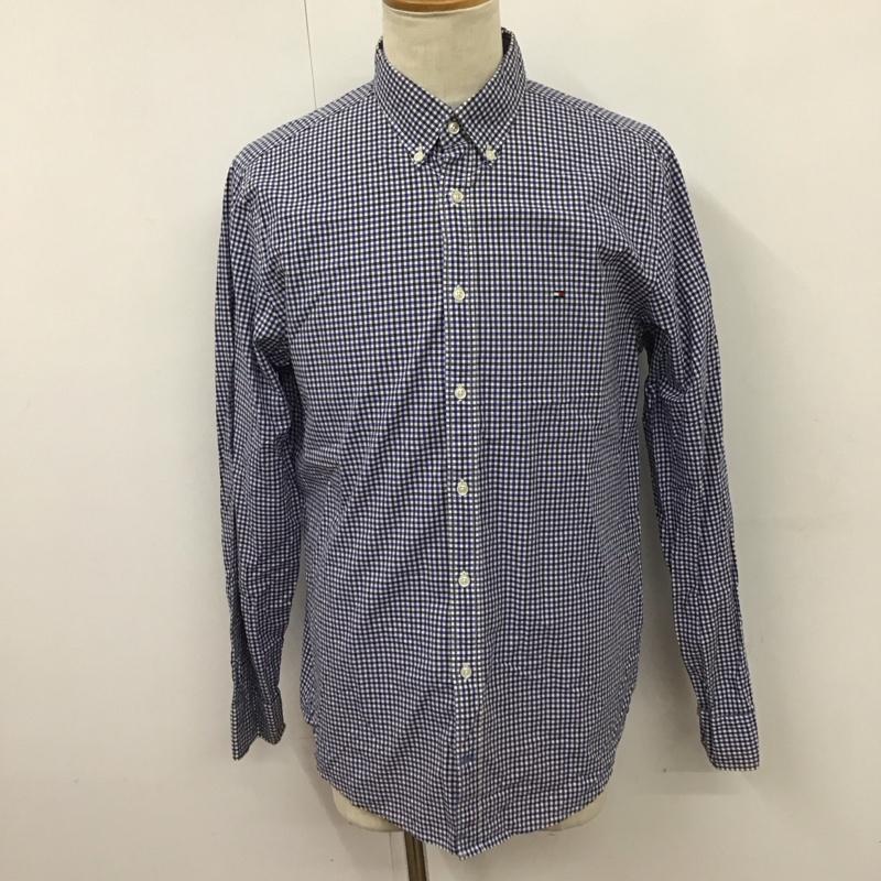 トミーヒルフィガー TOMMY HILFIGER シャツ、ブラウス 長袖 長袖シャツ カラーシャツ 長袖カットソー チェックシャツ L チェック マルチカラー / マルチカラー /  メンズ USED 古着 中古 10123941