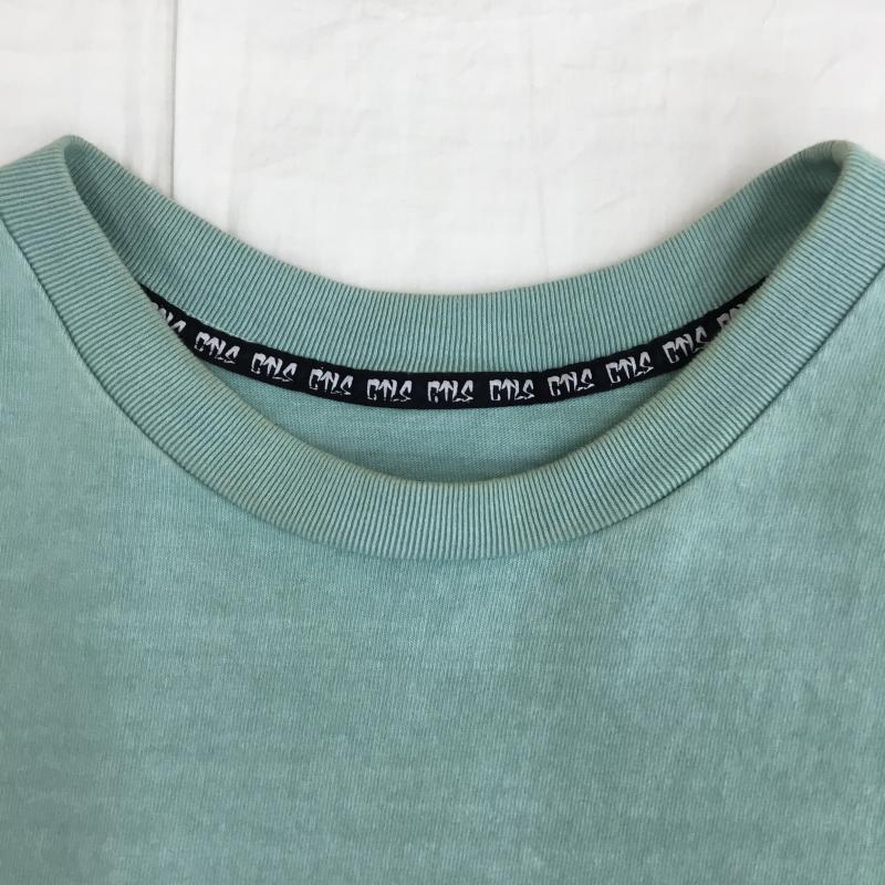 カタリスト CVTVLIST Tシャツ 半袖 2101090307 CVTVLIST 半袖 Tシャツ ワンポイント ミントグリーン 2 ワンポイント 薄緑 / ライトグリーン /  メンズ USED 古着 中古 10148322