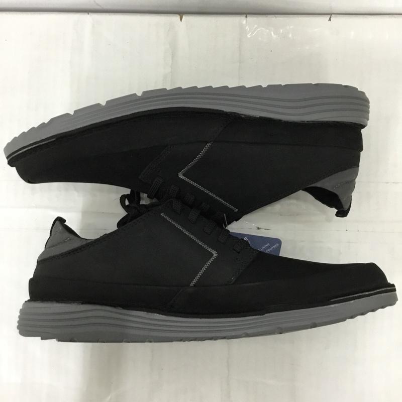 クラークス Clarks スニーカー スニーカー Brahnz Low UK9.5 箱有 US：10.5 無地 黒 / ブラック /  メンズ USED 古着 中古 10109894
