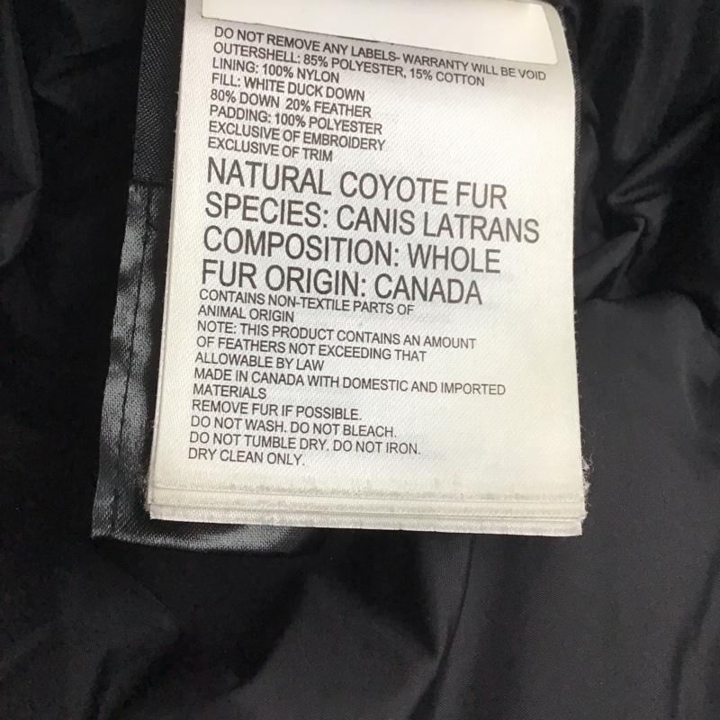カナダグース CANADA GOOSE ジャケット、上着 ジャンパー、ブルゾン ジップアップジャケット ナイロンジャケット アウター S ロゴ、文字 黒 / ブラック /  レディース USED 古着 中古 10147251