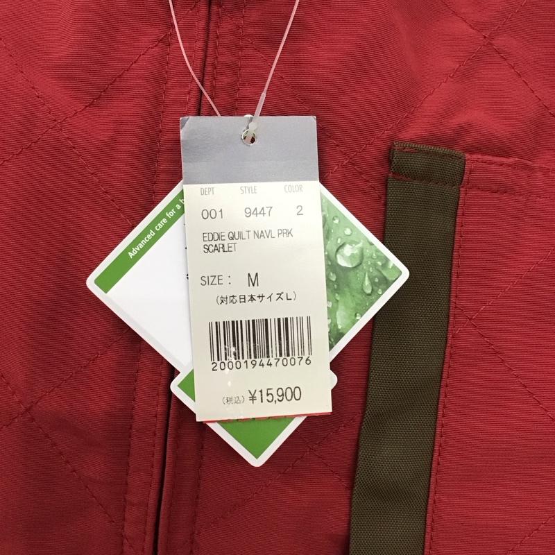 エディーバウアー Eddie Bauer ジャケット、上着 ジャンパー、ブルゾン ジップアップジャケット ジャンパー ジャケット カジュアルジャケット アウター M ロゴ、文字 えんじ / ワインレッド /  メンズ USED 古着 中古 10113600