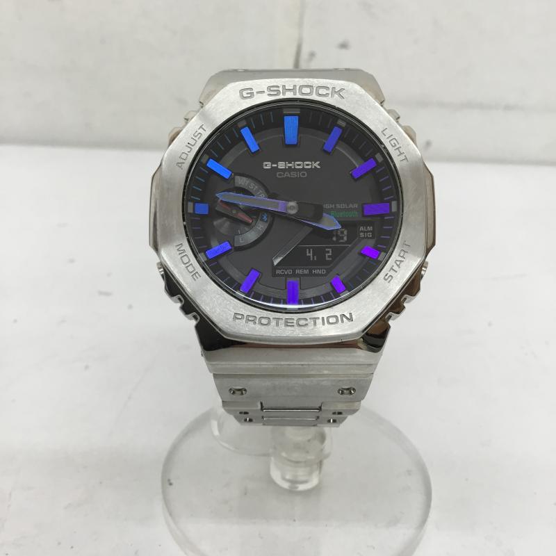 ジーショック G-SHOCK 腕時計 アナログ（自動巻き） GM-B2100 ロゴ、文字 銀 / シルバー /  メンズ USED 古着 中古 10149984