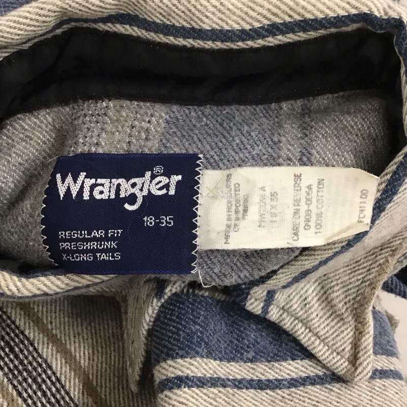 ラングラー Wrangler シャツ、ブラウス 長袖 チェック マルチカラー / マルチカラー /  メンズ USED 古着 中古 10106658
