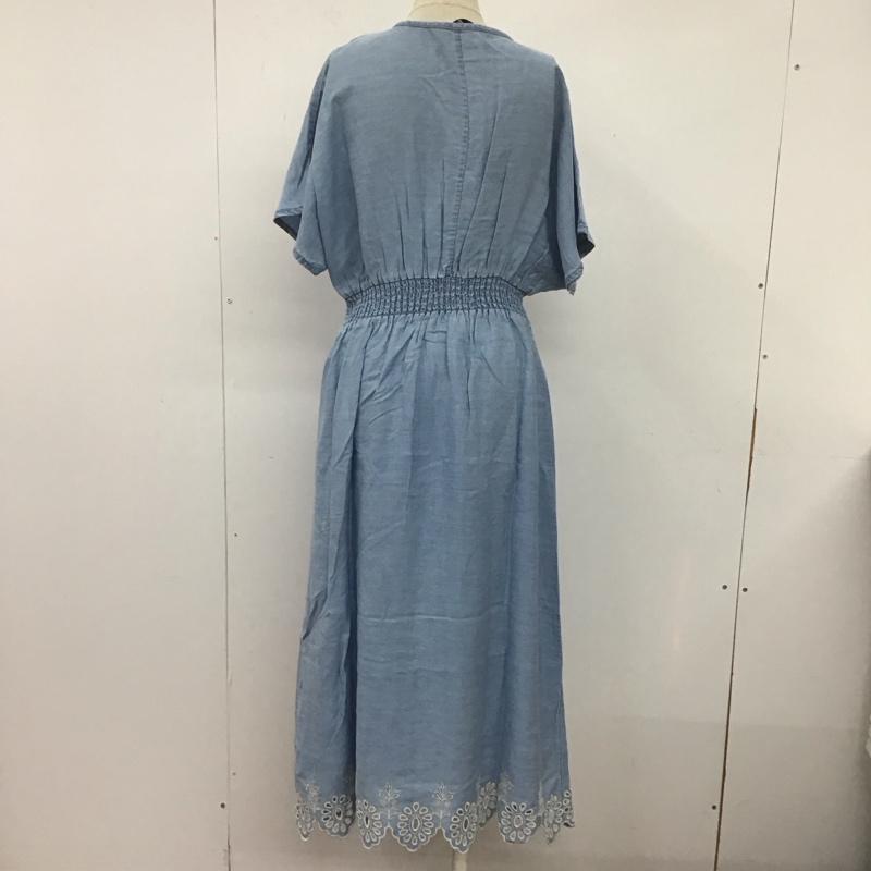 ザラ ZARA ワンピース ロングスカート S 無地 水色 / ライトブルー /  レディース USED 古着 中古 10107218