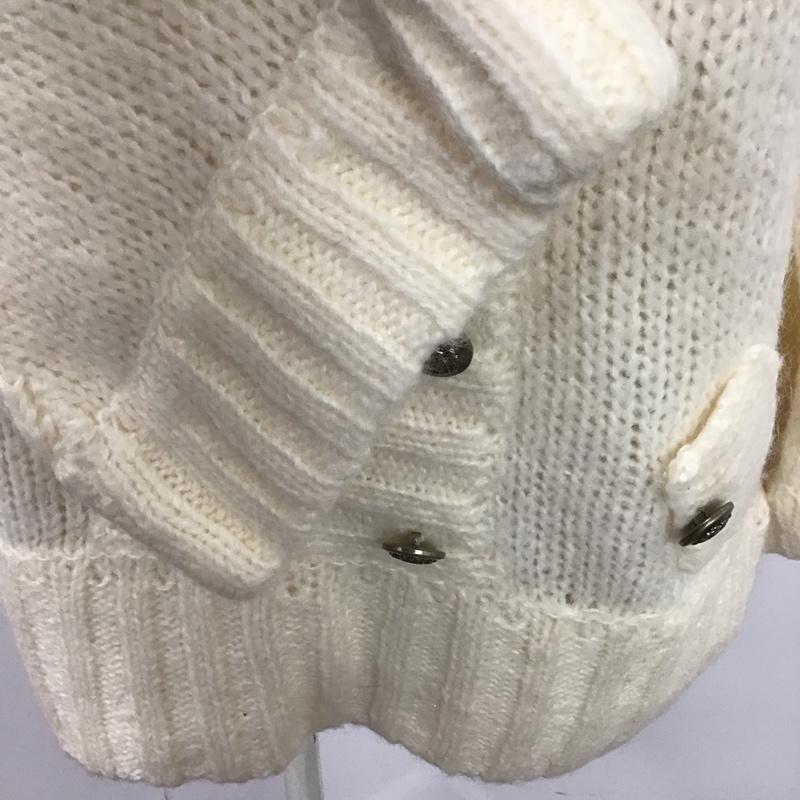 ジルスチュアート JILLSTUART ニット、セーター 七分袖 092-270359 M 無地 アイボリー / アイボリー /  レディース USED 古着 中古 10107559