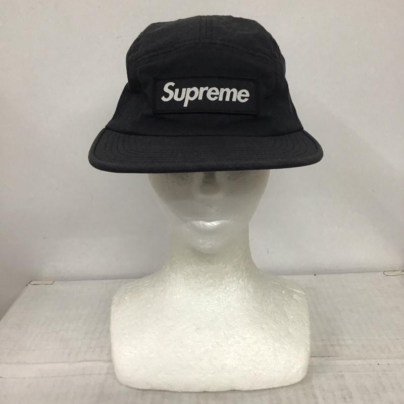 シュプリーム Supreme 帽子 キャップ Camp cap ロゴ、文字 黒 / ブラック /  メンズ USED 古着 中古 10111531