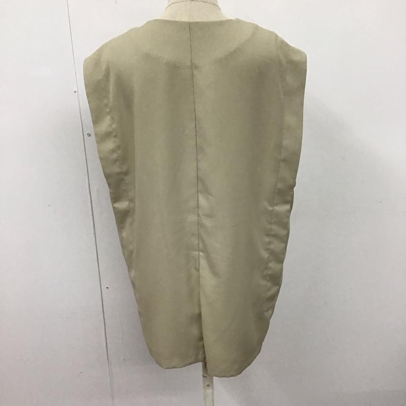 ケービーエフ KBF ベスト ベスト KB34-26L150 無地 ベージュ / ベージュ /  レディース USED 古着 中古 10122566