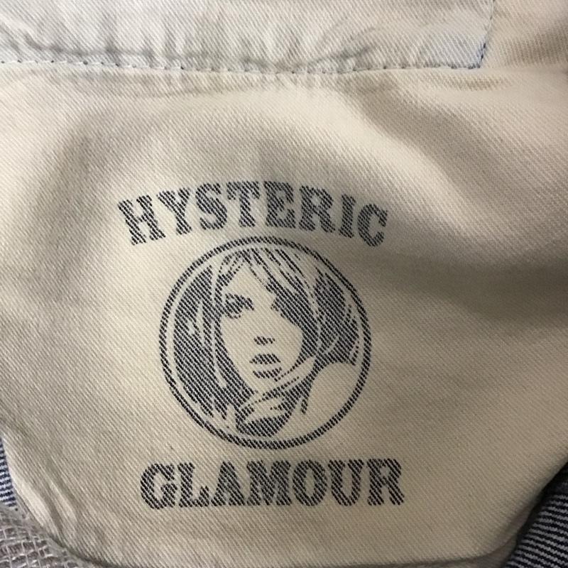 ヒステリックグラマー HYSTERIC GLAMOUR パンツ デニム、ジーンズ デニムパンツ スリムパンツ ジーンズ スタッズ 30インチ ダメージ加工 インディゴ / インディゴ /  メンズ USED 古着 中古 10120047