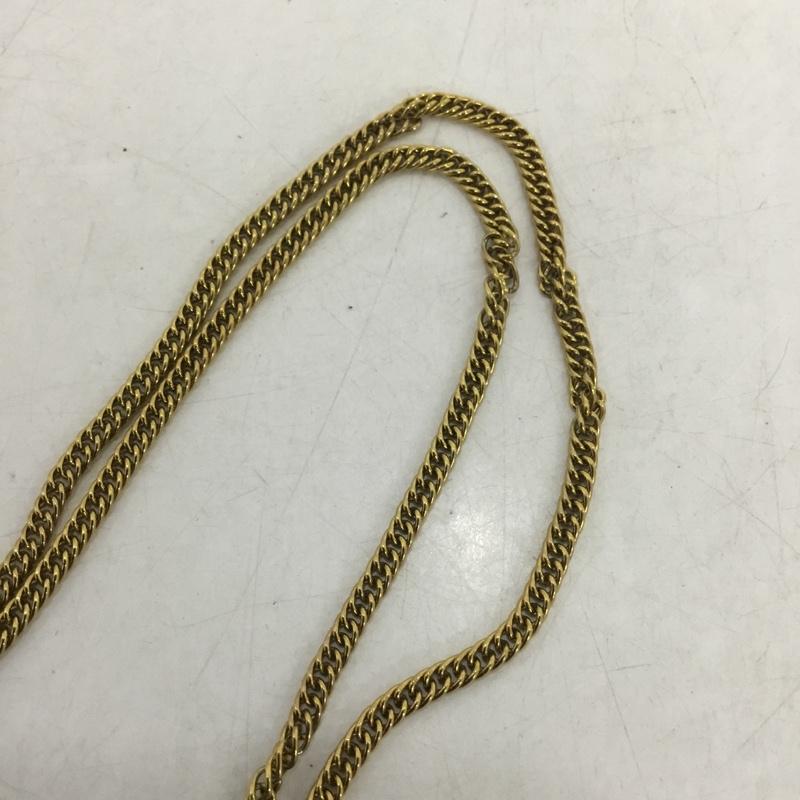 ポリス POLICE アクセサリー ネックレス、ペンダント 箱有 ロゴ、文字 金 / ゴールド / X 黒 / ブラック /  メンズ USED 古着 中古 10143647