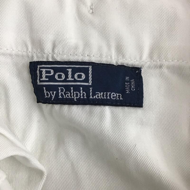 ポロバイラルフローレン Polo by RALPH LAUREN パンツ チノパン チノ 30インチ 無地 白 / ホワイト /  メンズ USED 古着 中古 10110345