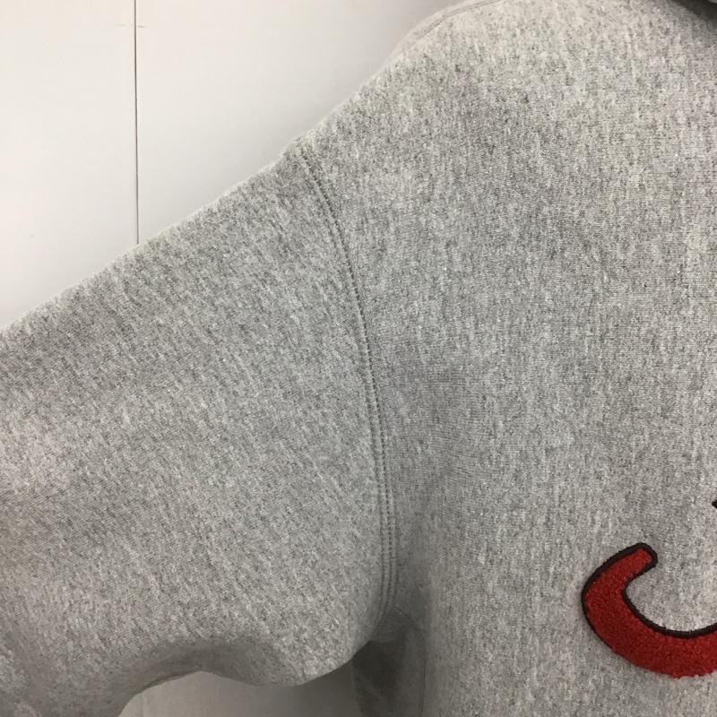 シュプリーム Supreme パーカー 長袖 21AW Arabic Logo Hooded Sweatshirt プルオーバー 裏起毛 M ロゴ、文字 灰 / グレー /  メンズ USED 古着 中古 10107821