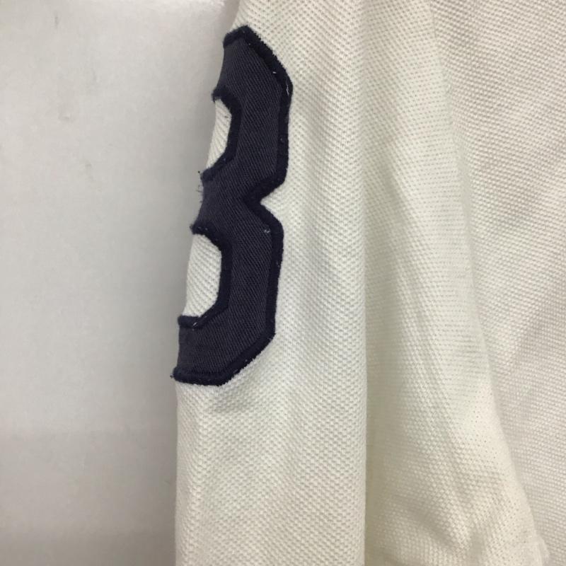 ポロバイラルフローレン Polo by RALPH LAUREN ポロシャツ 長袖 長袖ポロシャツ 長袖カットソー カラーシャツ XL ロゴ、文字 白 / ホワイト /  メンズ USED 古着 中古 10141473