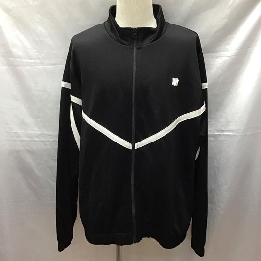 アンディフィーテッド UNDEFEATED ジャケット、上着 ジャンパー、ブルゾン ジップアップジャケット ジャンパー ジャケット カジュアルジャケット アウター L ロゴ、文字 黒 / ブラック /  メンズ USED 古着 中古 10121434