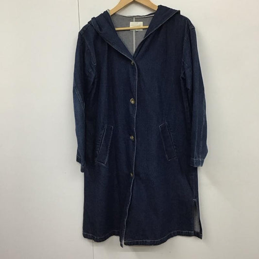 エヘカソポ ehka sopo コート コート一般 デニム M 無地 インディゴ / インディゴ /  レディース USED 古着 中古 10130428