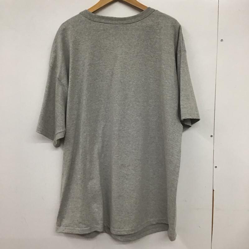 チャンピオン Champion Tシャツ 半袖 半袖カットソー 無地Tシャツ クルーネックカットソー XL 無地 灰 / グレー /  メンズ USED 古着 中古 10134796