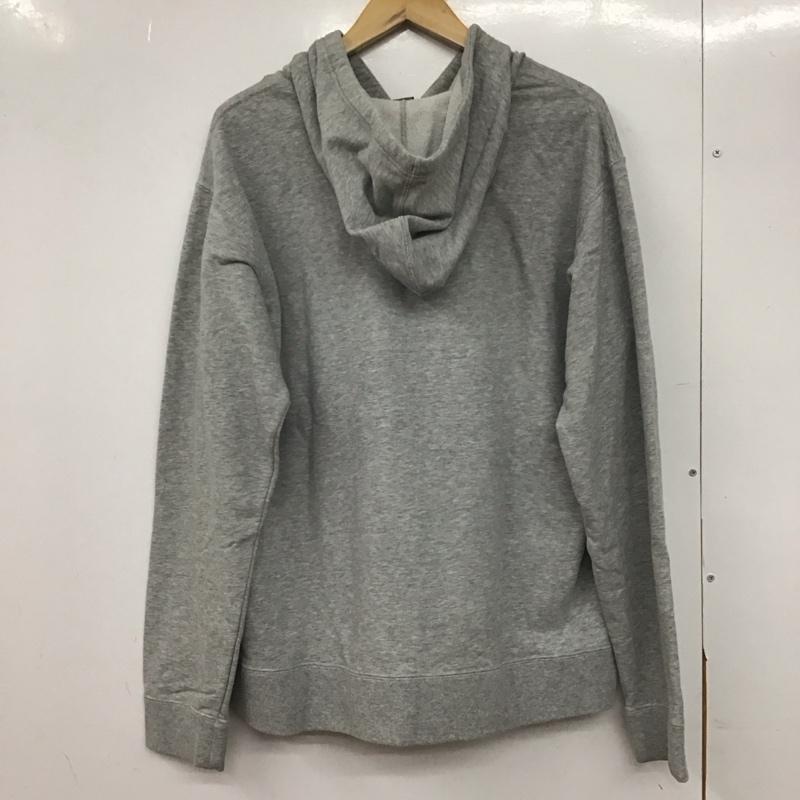 モンベル mont-bell パーカー 長袖 2104648 コットンパーカ プルオーバーパーカー XL ロゴ、文字 灰 / グレー /  メンズ USED 古着 中古 10145877