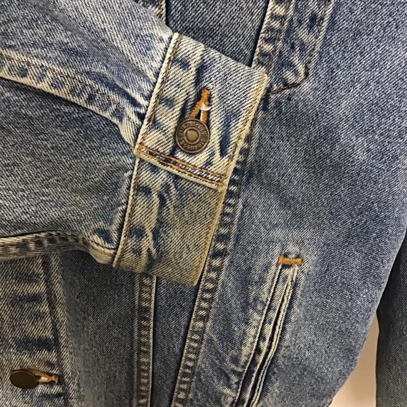 リーバイス Levi s ジャケット、上着 ジャケット、ブレザー デニムジャケット カラージャケット 長袖ジャケット ブルゾン 無地 インディゴ / インディゴ /  メンズ USED 古着 中古 10114655