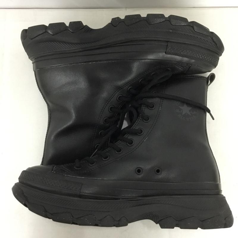 コンバース CONVERSE スニーカー スニーカー 1SD544 ALL STAR TREKWAVE SL SHIN-HI 厚底 27.5cm 箱有 27.5cm ロゴ、文字 黒 / ブラック /  メンズ USED 古着 中古 10142069