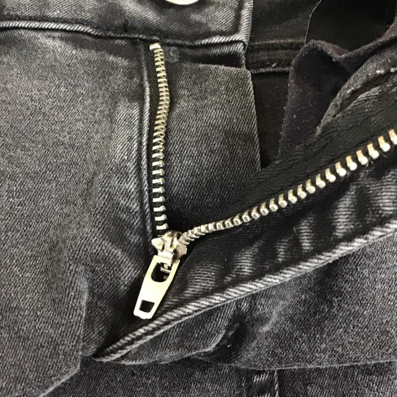 ザラウーマン ZARA WOMAN パンツ デニム、ジーンズ 3432 240 800 スキニー スリム ストレッチ 無地 黒 / ブラック /  レディース USED 古着 中古 10113492