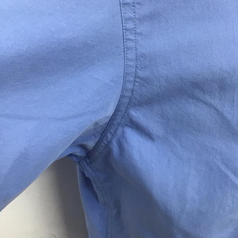 ナナミカ nanamica シャツ、ブラウス 半袖 半袖シャツ 無地シャツ ポケットシャツ L 無地 青 / ブルー /  メンズ USED 古着 中古 10125475